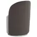 Opaline Belfast Heather Gray and Meg Ash Upholstered Swivel Dining Chair