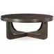 Tribeca Brown Round Cocktail Table