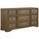 Magnolia Almond Planked Panel Bedroom Set