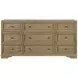 Magnolia Cashew Planked Panel Bedroom Set