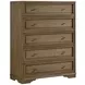 Magnolia Almond Planked Panel Bedroom Set