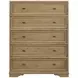 Magnolia Cashew Planked Panel Bedroom Set