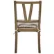 Magnolia Almond Slat Back Side Chair Set of 2