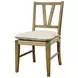 Magnolia Almond Slat Back Side Chair Set of 2