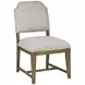 Magnolia Gray and Almond Upholstered Side Chair Set of 2
