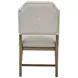 Magnolia Gray and Almond Upholstered Side Chair Set of 2