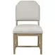 Magnolia Gray and Cashew Upholstered Side Chair Set of 2
