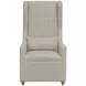 Magnolia Gray Upholstered Host Chair with Pillow Set of 2