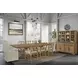 Magnolia Gray Upholstered Host Chair with Pillow Set of 2