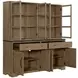 Magnolia Almond Extendable Rectangular Counter Height Dining Room Set