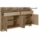 Magnolia Cashew 8 Door Hutch and Buffet