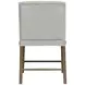 Magnolia Gray and Almond Upholstered Counter Height Stool Set of 2