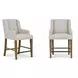 Magnolia Almond Extendable Rectangular Counter Height Dining Room Set
