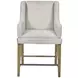 Magnolia Gray and Cashew Upholstered Counter Height Stool Set of 2