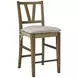 Magnolia Almond Counter Height Slat Back Chair Set of 2
