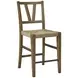 Magnolia Almond Counter Height Slat Back Chair Set of 2