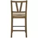 Magnolia Almond Counter Height Slat Back Chair Set of 2