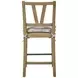 Magnolia Cashew Counter Height Slat Back Chair Set of 2