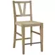 Magnolia Cashew Counter Height Slat Back Chair Set of 2