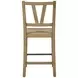 Magnolia Cashew Counter Height Slat Back Chair Set of 2