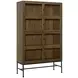 Magnolia Almond 4 Glass Door Bookcase