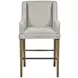 Magnolia Gray Upholstered Bar Stool Set of 2