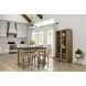 Magnolia Cashew and Gray 60" Rectangular Kitchen Island