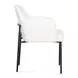 Sydney Cream Upholstered Arm Chair Set of 2