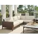 Abaco White 4 Piece Modular Outdoor Sectional