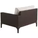 Abaco White 4 Piece Modular Outdoor Sectional