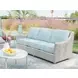 Seabrook Blue Outdoor 82" Sofa