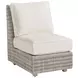 Seabrook White 4 Piece Modular Outdoor Sectional