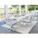 Seabrook Blue Upholstered Outdoor Side Chair