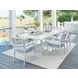 Seabrook Blue Upholstered Outdoor Side Chair