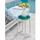 Seabrook Blue and Gray Outdoor 83" Chaise Lounge