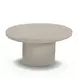 Jade Cream Free Form Outdoor Concrete Top Nesting Coffee Table Set