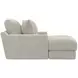 Cozy Pearl 53" Chaise with USB Charging
