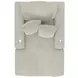 Cozy Pearl 53" Chaise with USB Charging