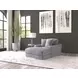 Cozy Gunmetal 53" Chaise with USB Charging