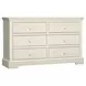 Hanley Chalk 6 Drawer Dresser