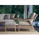 Stillwater Cove Blue Upholstered Rectangular Outdoor Ottoman