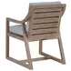 Stillwater Cove Blue Upholstered Outdoor Arm Chair