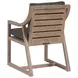 Stillwater Cove Black Upholstered Outdoor  Arm Chair