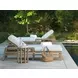 Stillwater Cove Blue Outdoor 85" Chaise Lounge