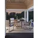 Stillwater Cove Blue Upholstered Outdoor Arm Chair
