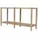 Sinclair Natural Rectangular Console Table