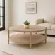 Sinclair Natural Round Coffee Table