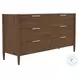 Sinclair Walnut Youth Panel Bedroom Set