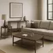 Sinclair Walnut Rectangular Coffee Table