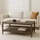 Sinclair Walnut Rectangular Coffee Table